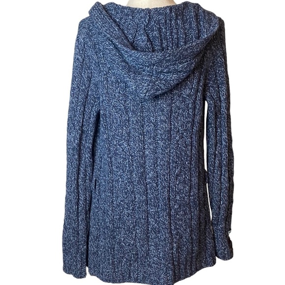 Abercrombie & Fitch Vintage Merino Wool Blend Knit Open Front Cardigan - Picture 4 of 8